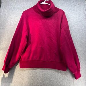 GAP Bright Fuchsia Cowl Neck Sweater